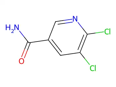 5,6-Dichloropyridine-3-carboxamide structure