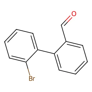 2'-Bromobiphenyl-2-ylcarboxaldehyde structure