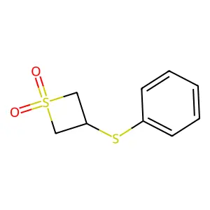 3-Phenylsulfanylthietane 1,1-dioxide structure