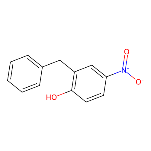 2-Benzyl-4-nitrophenol structure