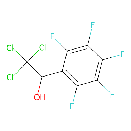 2,2,2-Trichloro-1-(2,3,4,5,6-pentafluorophenyl)ethanol structure