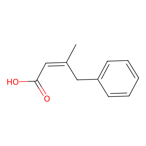 Crotonic acid, 3-benzyl- structure