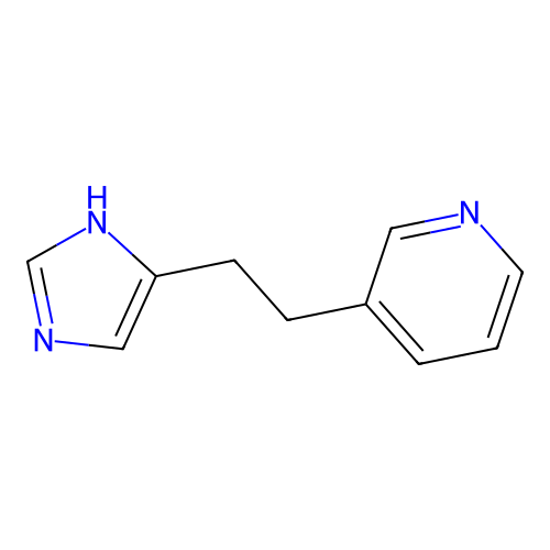 3-[2-(3H-Imidazol-4-yl)-ethyl]-pyridine structure