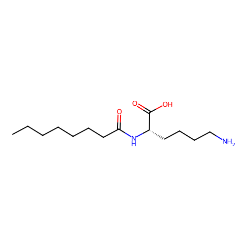 N2-Capryloyl lysine structure