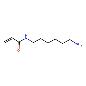 N-(6-aminohexyl)prop-2-enamide structure