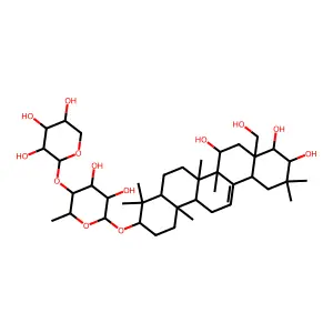 Pittoside A structure