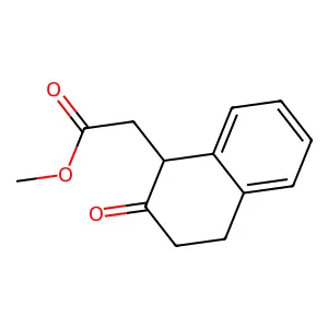 1-Naphthaleneacetic acid, 1,2,3,4-tetrahydro-2-oxo-, methyl ester structure