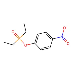 Phosphinic acid, diethyl-, p-nitrophenyl ester structure