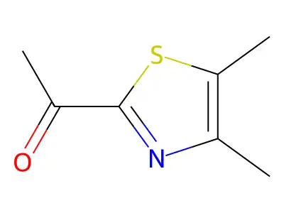 2-Acetyl-4,5-dimethylthiazole structure