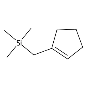 Silane, (1-cyclopenten-1-ylmethyl)trimethyl- structure