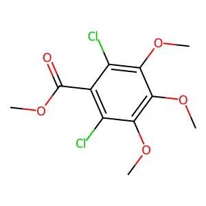 Methyl 2,6-dichloro-3,4,5-trimethoxybenzoate structure