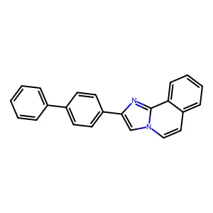 2-(4-Phenylphenyl)imidazo(2,1-A)isoquinoline structure