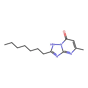 2-Heptyl-5-methyl-[1,2,4]triazolo[1,5-a]pyrimidin-7-ol structure