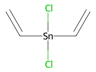Dichlorodivinylstannane structure