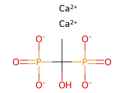 Dicalcium Etidronate structure