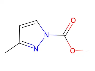 Methyl 3-methyl-1H-pyrazole-1-carboxylate structure