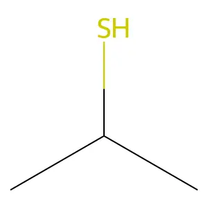 異丙硫醇 structure