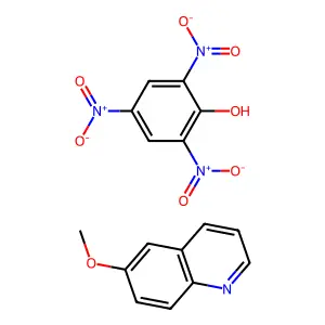 6-Methoxyquinoline; 2,4,6-trinitrophenol structure