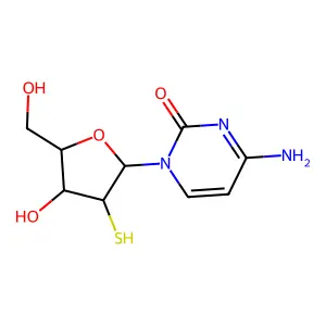 Cytidine, 2'-thio- structure