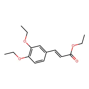 3-(3,4-Diethoxyphenyl)propenoic acid ethyl ester structure