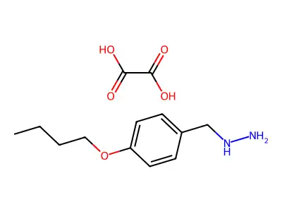 Hydrazine, (p-butoxybenzyl)-, oxalate structure