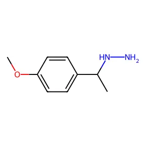 1-(1-(4-Methoxyphenyl)ethyl)hydrazine structure