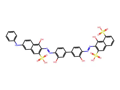 Direct Blue 98 free acid structure