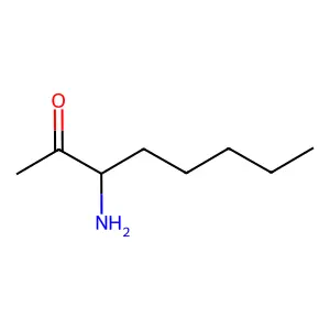 2-Octanone, 3-amino- structure