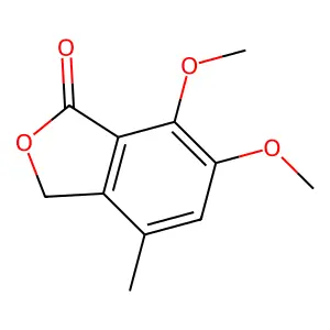 6,7-Dimethoxy-4-methyl-2-benzofuran-1(3H)-one structure