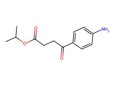 Propan-2-yl 4-(4-aminophenyl)-4-oxobutanoate structure