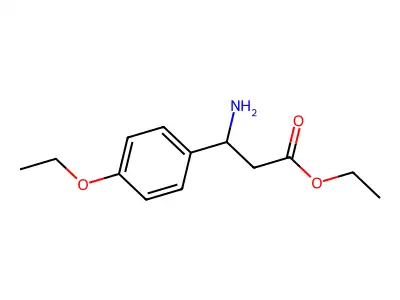 Ethyl 3-amino-3-(4-ethoxyphenyl)propanoate structure