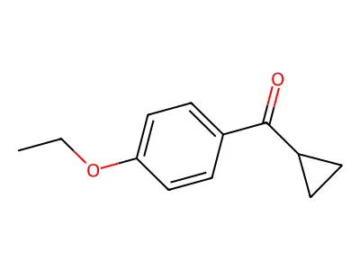 Cyclopropyl 4-ethoxyphenyl ketone structure