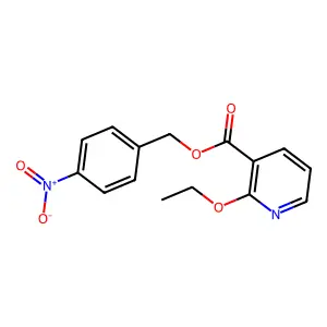(4-Nitrophenyl)methyl 2-ethoxypyridine-3-carboxylate structure
