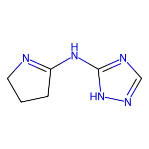 n-(4h-1,2,4-Triazol-3-yl)pyrrolidin-2-imine structure