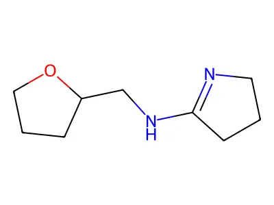 1-(oxolan-2-yl)-N-(pyrrolidin-2-ylidene)methanamine structure