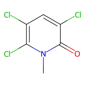 N-Methyl-3,5,6-trichloro-2-pyridone structure