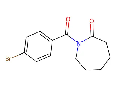 1-(4-Bromobenzoyl)azepan-2-one structure