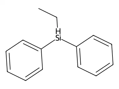 Diphenylethylsilane structure