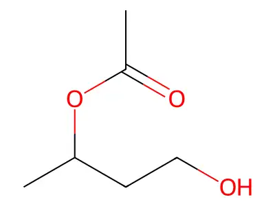 3-Hydroxy-1-methylpropyl acetate structure