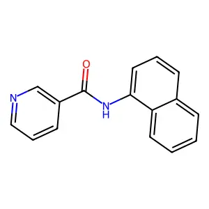 N-(naphthalen-1-yl)pyridine-3-carboxamide structure