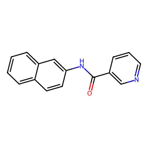 N-(naphthalen-2-yl)nicotinamide structure