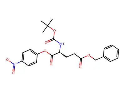Boc-Glu(OBzl)-ONp structure