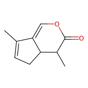 4,7-Dimethyl-4a,5-dihydrocyclopenta[c]pyran-3(4H)-one structure