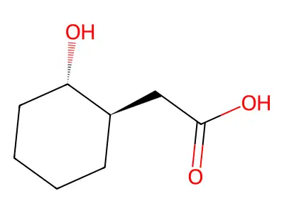 2-(2-羟基环己基)乙酸 structure