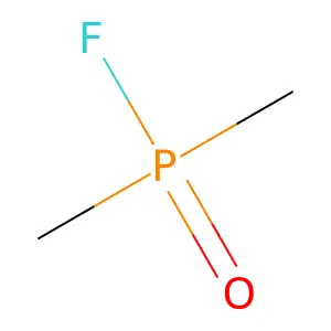 Dimethylphosphinic fluoride structure