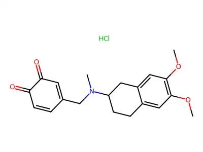 3H-7,12b-Methanodibenz(c,e)azocin-3-one, 5,6,7,8-tetrahydro-6-methyl-2,10,11-trimethoxy-hydrochloride, (+-)- structure