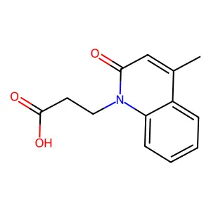 3-(4-Methyl-2-oxo-2H-quinolin-1-yl)-propionic acid structure