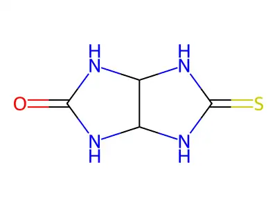 5-thioxohexahydroimidazo[4,5-d]imidazol-2(1H)-one structure