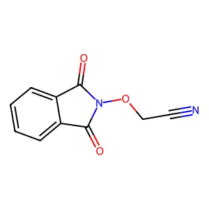 2-[(1,3-dioxo-1,3-dihydro-2H-isoindol-2-yl)oxy]acetonitrile structure