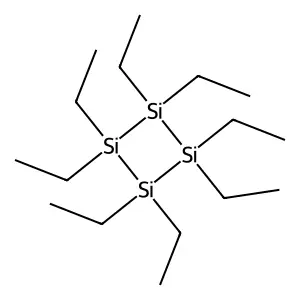 Cyclotetrasilane, octaethyl- structure